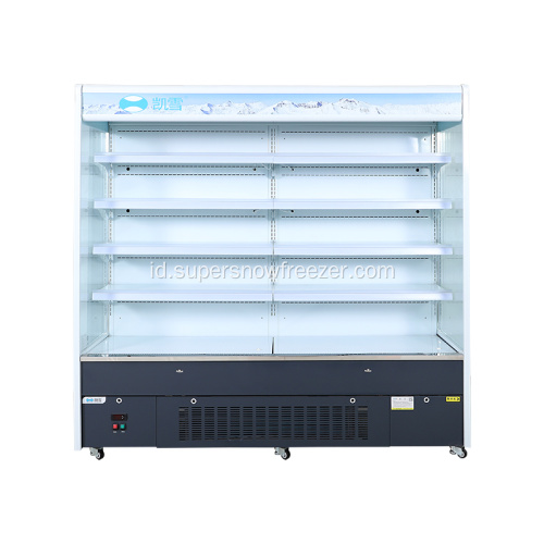 Portabel piring dingin sayur harga chiller showcase freezer